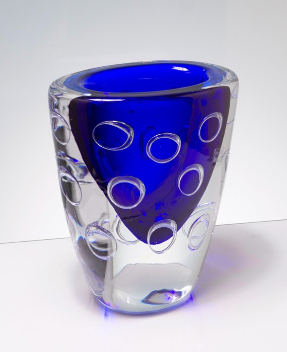 Murano, Fornace Mian - Formia - 花瓶 -  帝国 - 11.6 公斤  - 玻璃