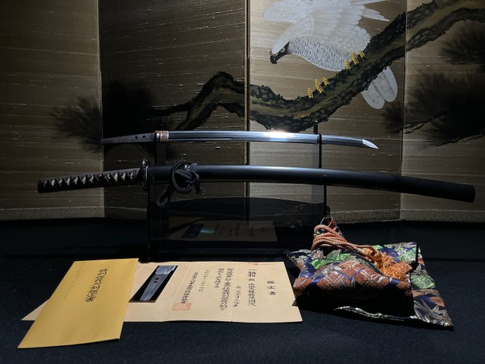 武士刀 - 玉金 - YAMASHIRO DAIJO FUJIWARA KUNITSUGU - 日本 - Early Edo period