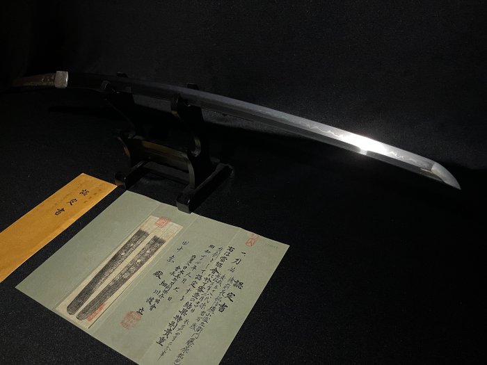 武士刀 - 玉金 - Bizen Osafune Ju Yokoyama Sukekane Saku Kimi Banzai - 日本 - Late Edo period