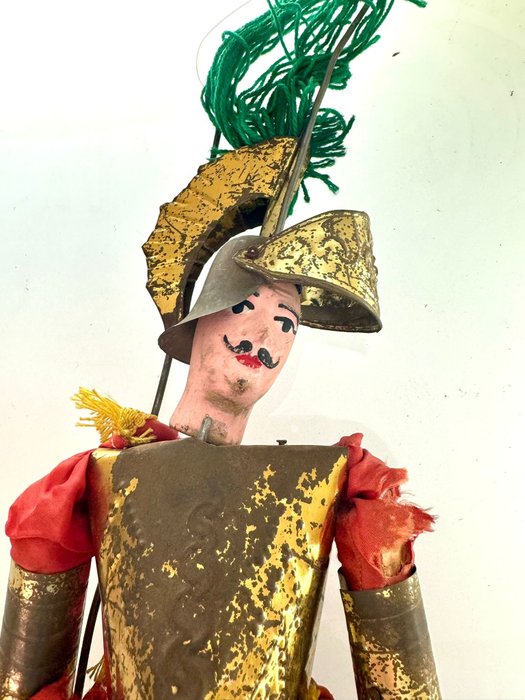 Marioneta - Ferro (fundido / forjado), Madeira, Têxteis - século 20