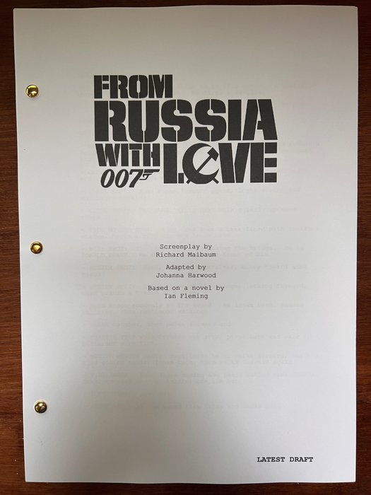 James Bond 007: From Russia with Love, (1963) - Sean Connery, Robert Shaw, Daniels Bianchi, Bernard Lee - United Artists