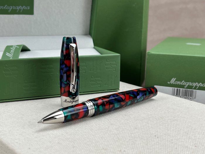 Montegrappa - Fortuna Mosaico Aurora Rollerball Pen - Długopis kulkowy