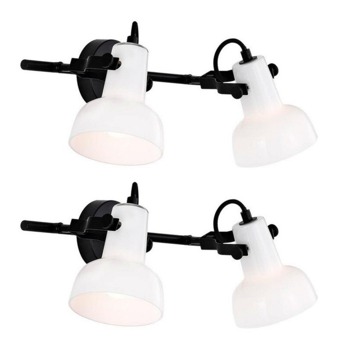 Nordlux - Fali lámpa (2) - Parson Dual Spot - Fém, Üveg