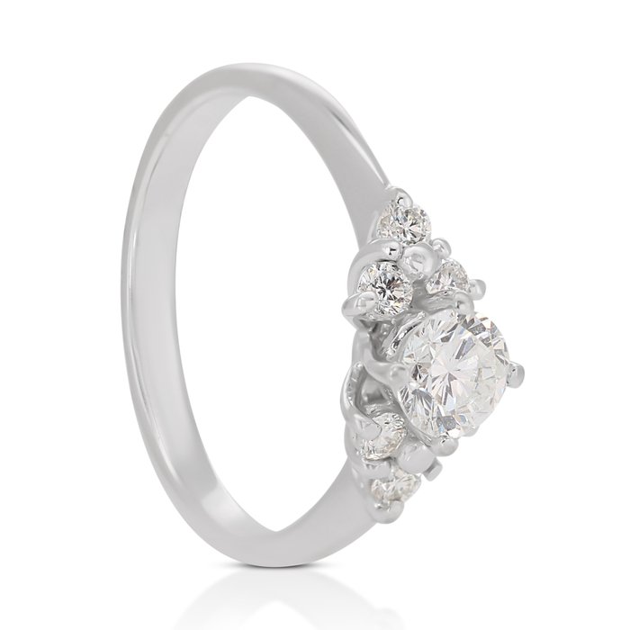 Ring Hvidguld Diamant - Diamant