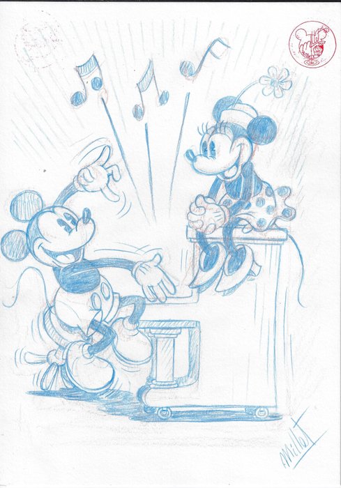 Millet - 1 Original drawing - Mickey Mouse - Mickey & Minnie - 2024
