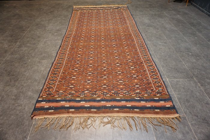 Antiker Türkmen kilim - Teppich - 280 cm - 127 cm
