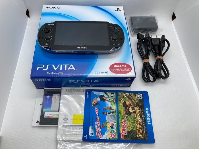 Sony - [Excellent] PSP Vita Wi-Fi OLED Console PCH-1100 Japan Import USED - PSP Vita - Console de jeux vidéo - Dans la boîte d'origine