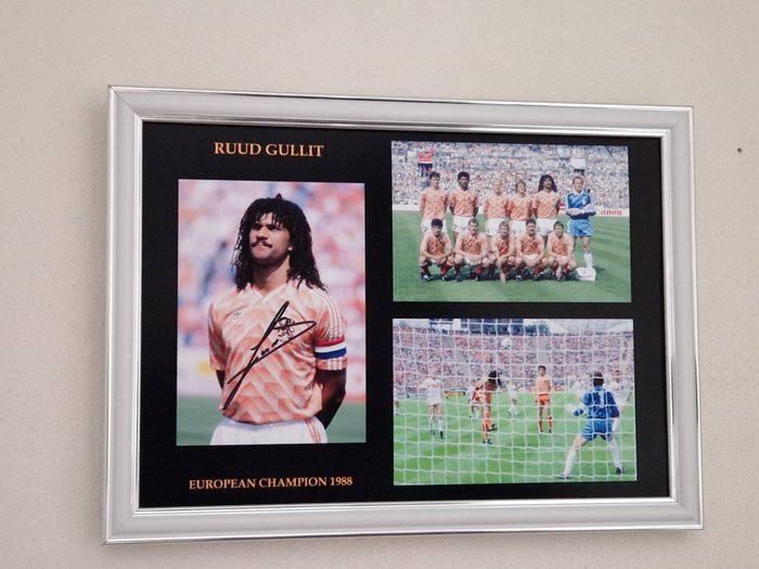 Netherlands 1988 - 欧洲足球锦标赛 - Ruud Gullit - 1988 - Photograph 