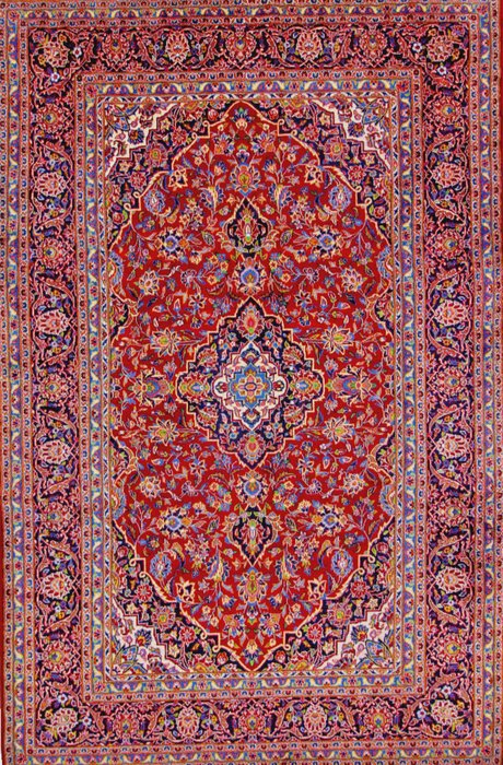 Kashan perzsa finom - Szőnyeg - 359 cm - 235 cm