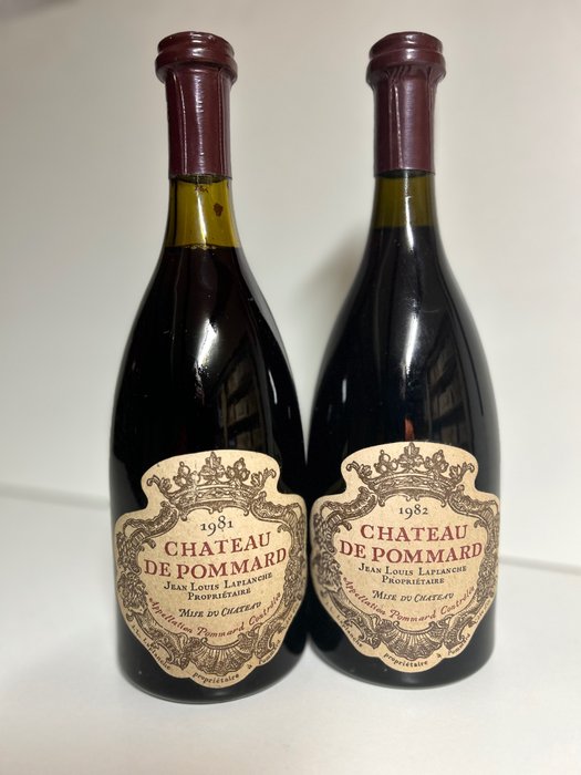 1981 & 1982 Château de Pommard - Pommard - 2 Flaskor (0,75L)