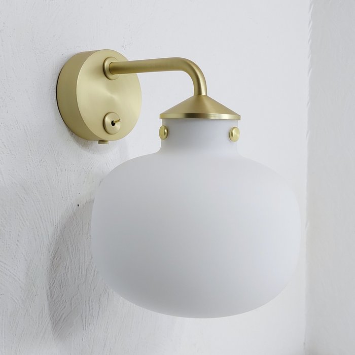 Nordlux / DFTP - Bønnelycke MDD - 壁灯 - Raito - 椭圆形版本 - 玻璃, 黄铜