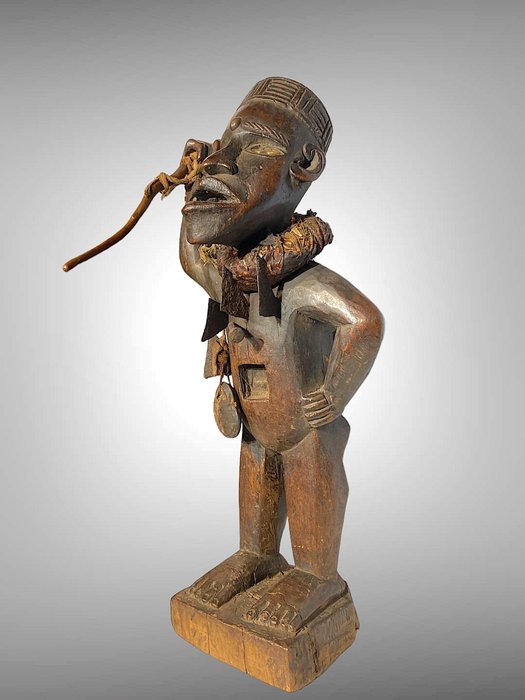 Statuetta - Eccezionale statuetta Bakong - Repubblica Democratica del Congo