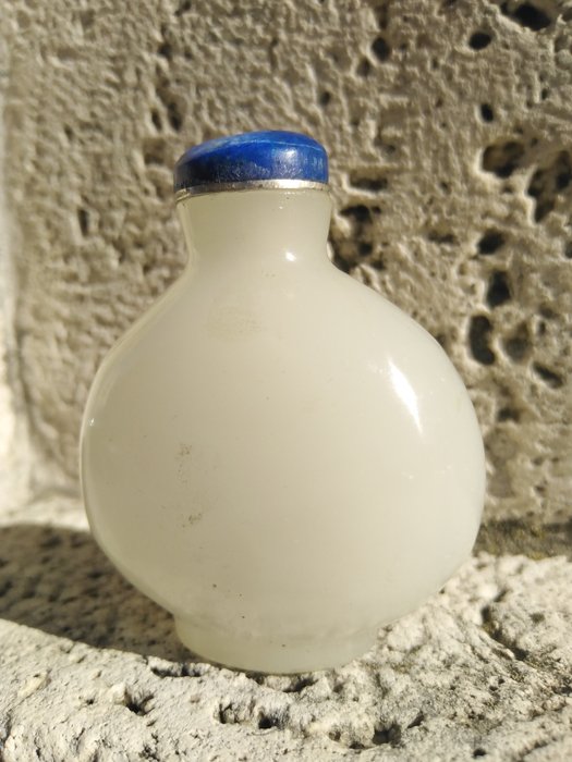 Schnupftabakflasche - Schnupftabakflaschen - Achat, Lapislazuli
