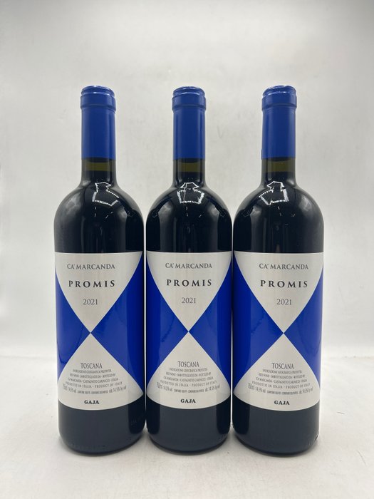 2021 Gaja Ca Marcanda Promis - 托斯卡纳 - 3 Bottles (0.75L)