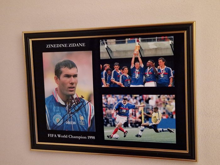 Wereldkampioenschap Voetbal - Zinedine Zidane - 1998 - Photograph 