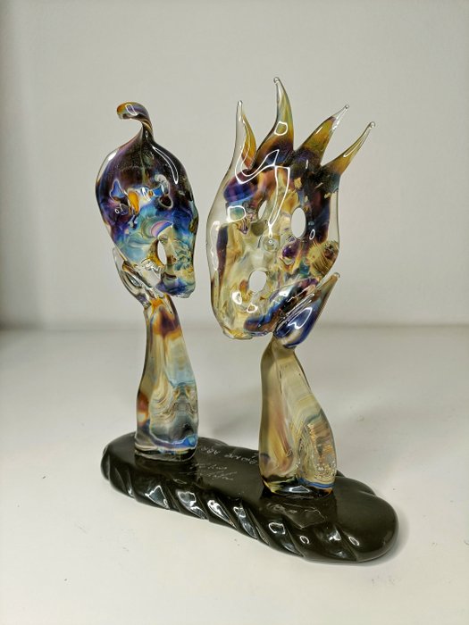 Tagliapietra Fabio - 雕刻, COLLEZIONE ABRAM - 20 cm - 玻璃 - 2024