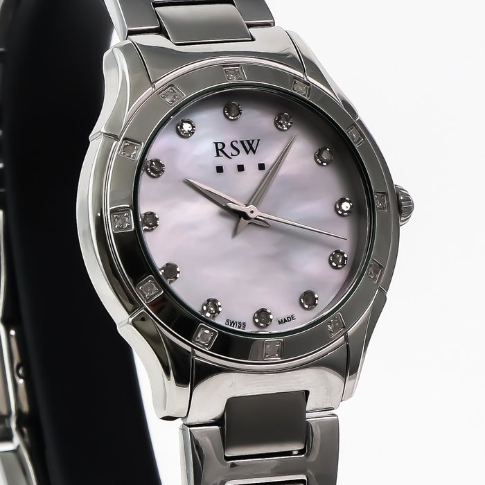 RSW - Swiss Diamond Watch - RSWL149-SS-D-7 - Senza Prezzo di Riserva - Donna - 2011-presente
