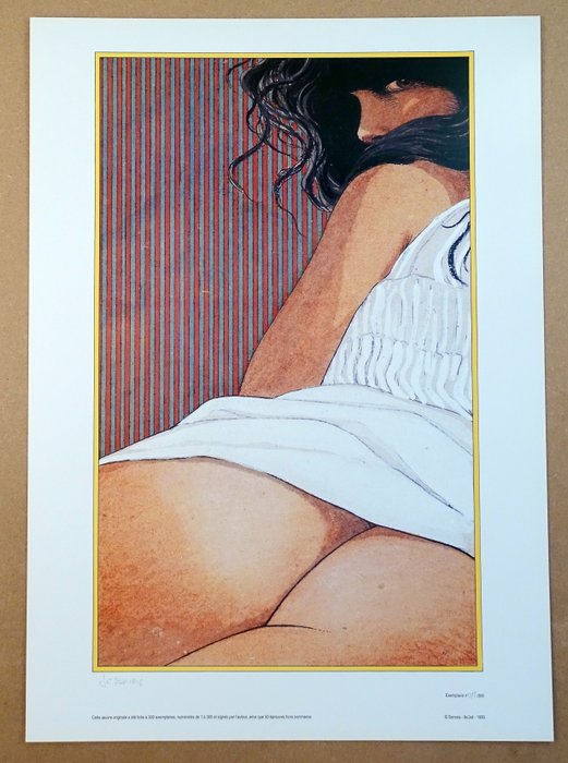 Servais, Jean-Claude - 1 Offset Print - Femme allongée - 1993