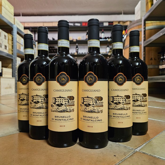 2019 Camigliano - Μπρουνέλο ντι Μονταλσίνο DOCG - 6 Bottles (0.75L)
