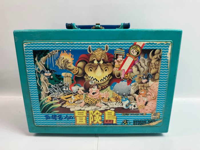 HUDSON - HUDSON Adventure Island" by Takahashi Meijin CARRY CASE BOX 1985 JAPANESE - Nes - Joc video - Fără cutia originală