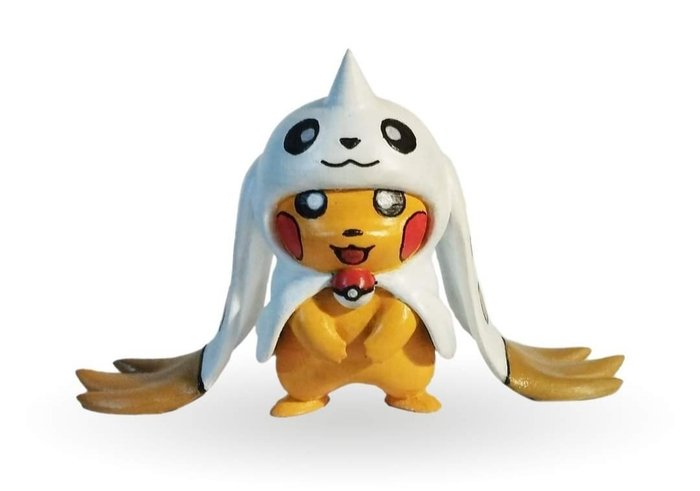 Zierornament (1) - Figura de Picachu cosplay Digimon - Spanien
