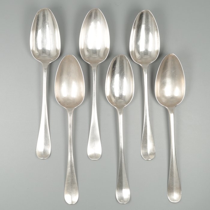 H. Overhulsman 1801-1805 (Amsterdam) - Spoon (6) - Amsterdam Praise - .934 silver