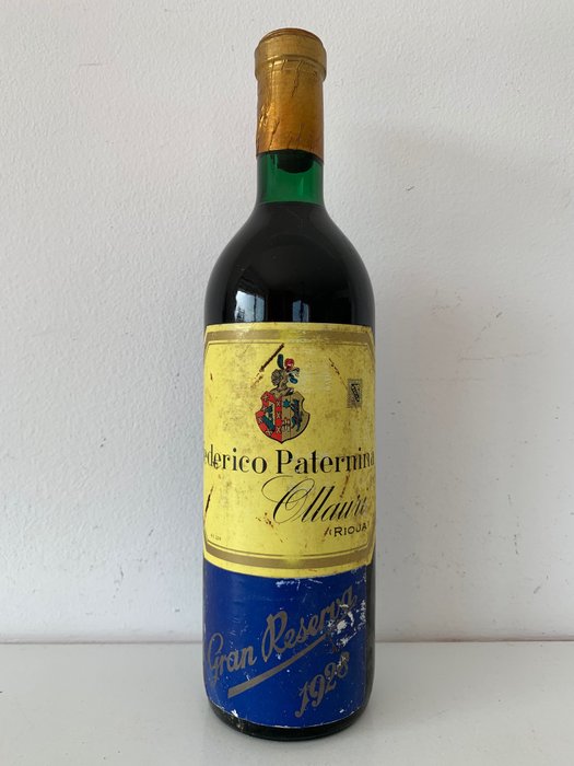 1928 Federico Paternina - Rioja Gran Reserva - 1 Pullo (0.75L)