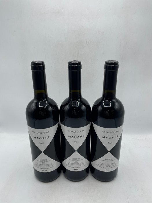 2021 Gaja Ca Marcanda Magari - Bolgheri - 3 Bottles (0.75L)