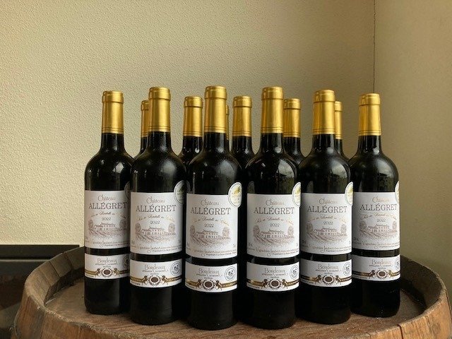 2022 Chateau Allegret - Bordeaux - 12 Bottles (0.75L)