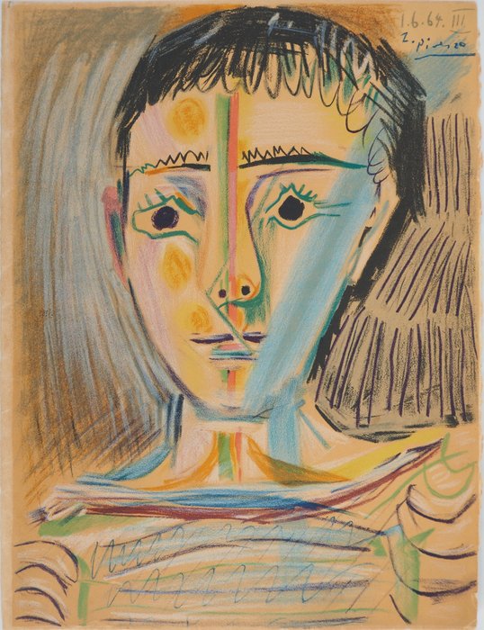 Pablo Picasso (1881-1973) - Homme en marinière