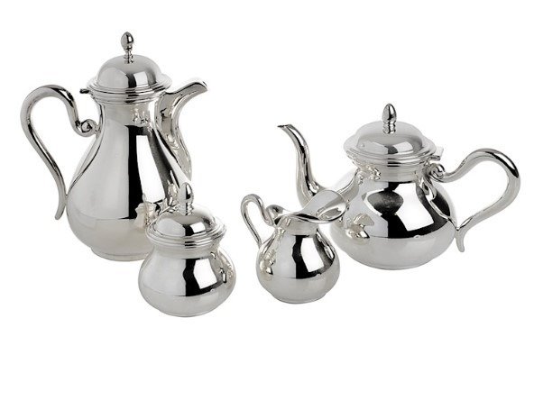 La Noblesse - Servizio da tè e caffè (4) - Stile inglese - .800 argento