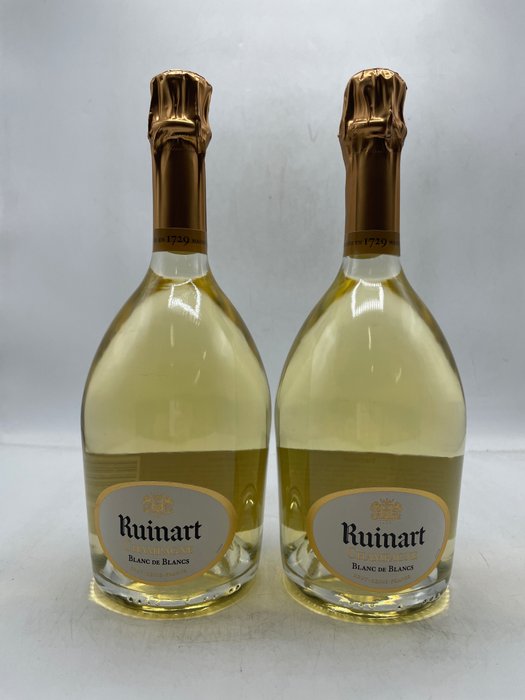 Ruinart, Blanc de Blancs - Champagne Brut - 2 Flaschen (0,75 l)