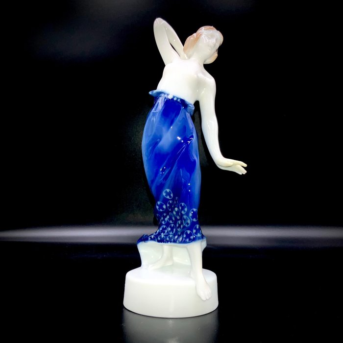 Berthold Boess - Rosenthal - Art Deco - "Ionic Dancer" (23 cm) - 1923 - Estatueta - Porcelana pintada à mão