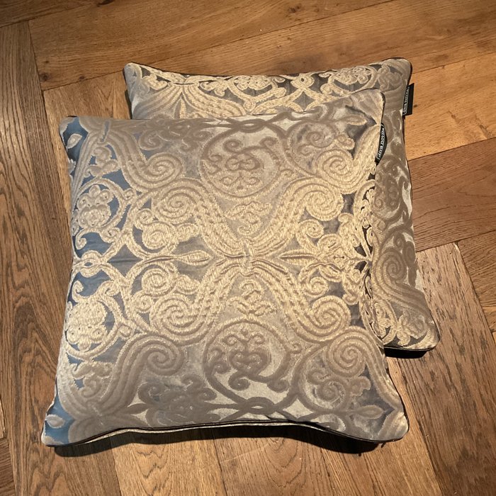 New set of 2 pillows made of Rubelli Venezia fabric - 垫子 - 43 cm - 43 cm