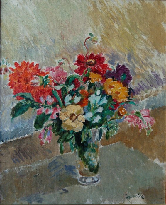 Nicolas Czinober (1898-1984) - Bouquet de fleurs