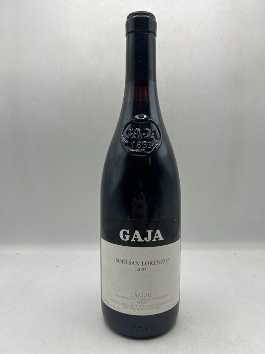 2003 Gaja, Sori San Lorenzo - Barbaresco - 1 Flaske (0,75Â l)