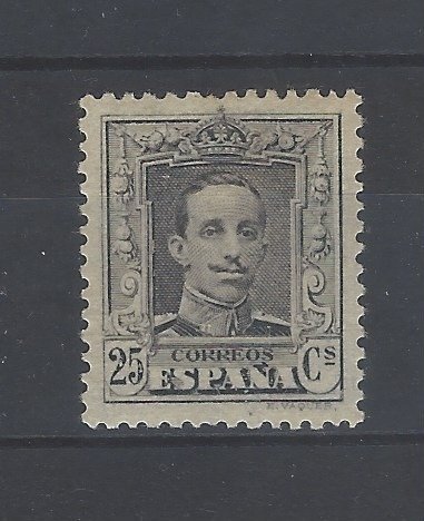 Spagna 1922 - Alfonso XIII -Errore colore-non catalogato - Edifil . nº 317cc