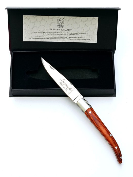 Laguiole - Pocket Knife - Rose Wood - style de - Lommekniv (1)