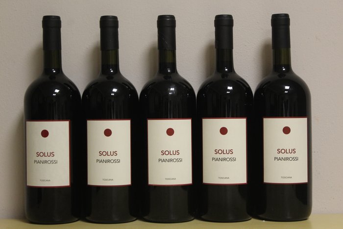 2008 , 2009, 2010, 2011 & 2012 Pianirossi, Solus - 托斯卡納 - 5 馬格南瓶 (1.5L)