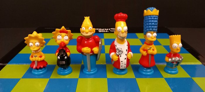 Matt Groening The Simpsons año 1992 20th Century Fox Film Corp. - Jogo de tabuleiro - Resina