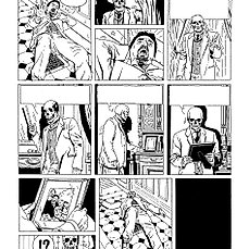 Marniquet, Frédéric - 1 Original page - La Brigade de l'étrange T3 - Le Mystère des hommes sans tête - 2006 Comic Art