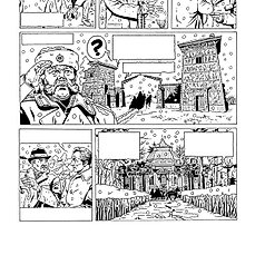 Marniquet, Frédéric - 1 Original page - La Brigade de l'étrange T4 - Le Tombeau des Cathares - 2007 Comic Art