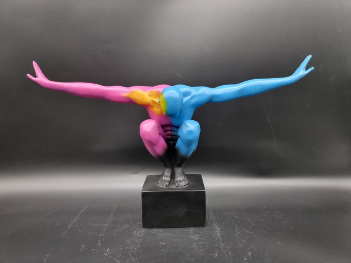 Beeld, XL Art Olympian Man – 32 cm – Hars