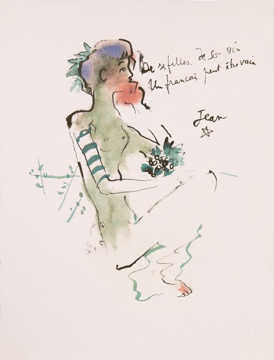 Jean Cocteau (1889-1963) - Nu