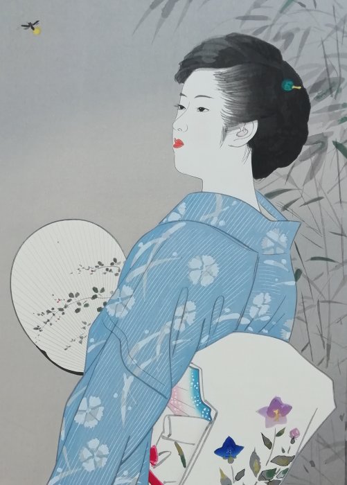 Hotaru 螢 (Firefly) - ca 1980 - Itō Shinsui (1898-1972) - Published by Momose モモセ - Japan