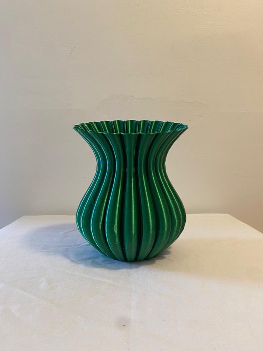 SSP Design - Stjepan Sasa P. - 花瓶 -  三位一体花瓶 70 号  - 丝绸可生物降解聚乳酸