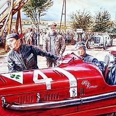 Alfa Romeo Tipo B (P3) #4 Luigi Fagioli Masaryk Circuit 1933 – Vaclav Zapadlik – Alfa Romeo