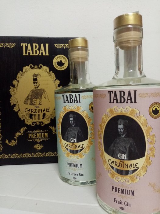 Tabaï - Gin del Cardinale: London pino mugo & Fruit  - b. 2022 - 70cl - 2 bouteilles