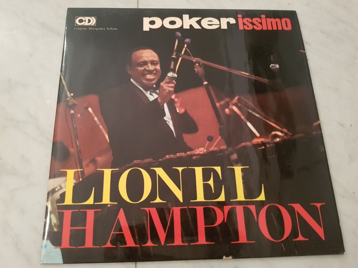 Lionel Hampton - Pokerissimo - Vinylplade - 1. aftryk - 1968