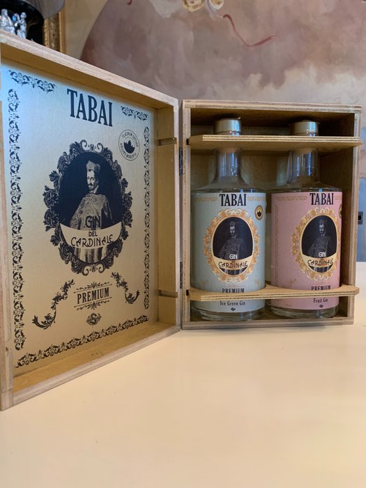 Tabaï - Gin del Cardinale: London Dry & Fruit  - b. 2022 - 70cl - 2 bouteilles